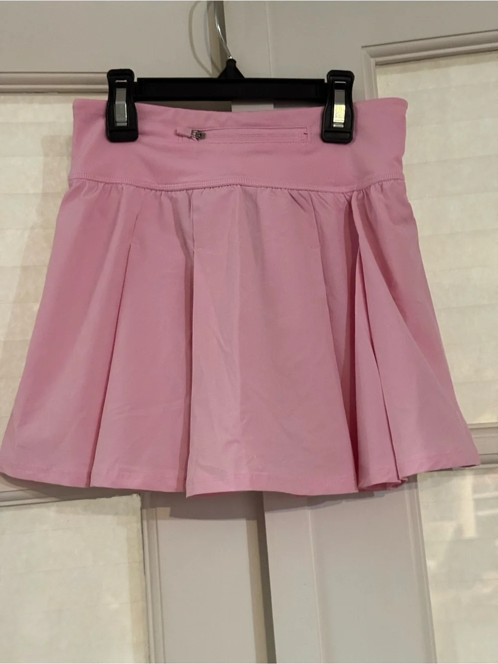 Reflex Pink Flared Skirt + White Pleated Skirt Set